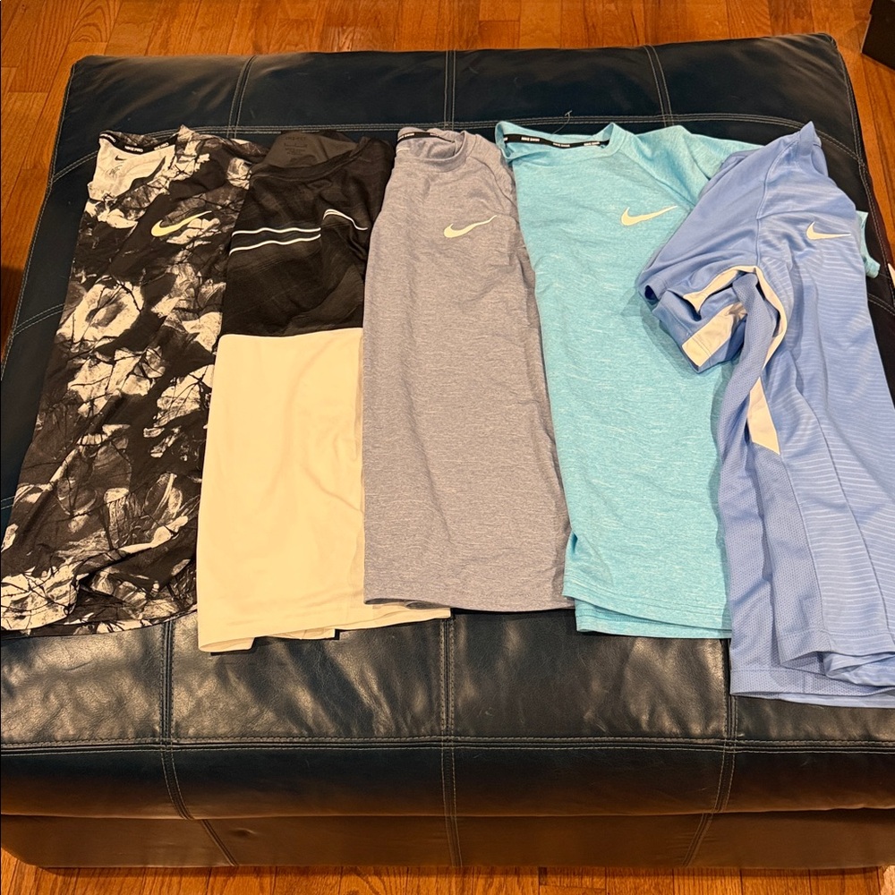 5 Nike Men's Shirt Collection - various  colors. Size Small